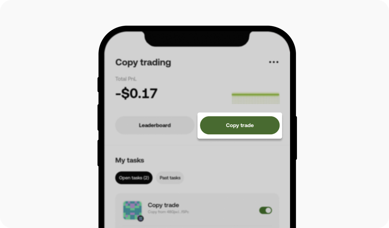 Create copy trading (app) 2