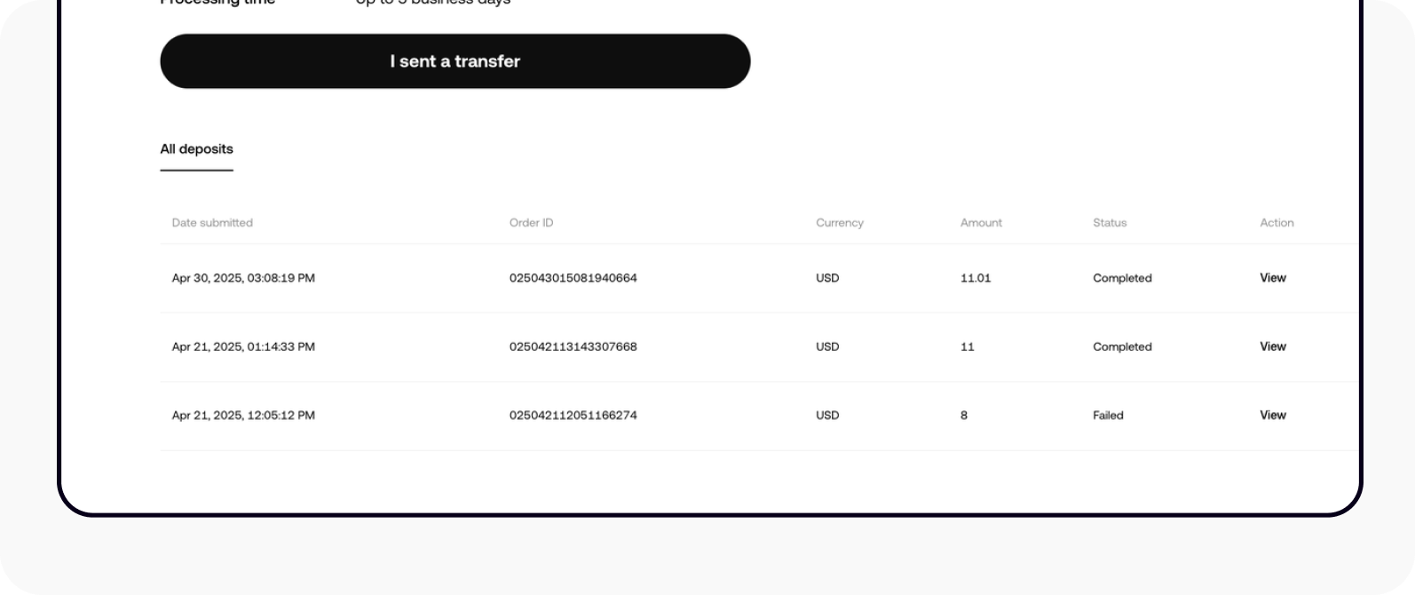 CT-Web-cash deposit-UAE dp USD history