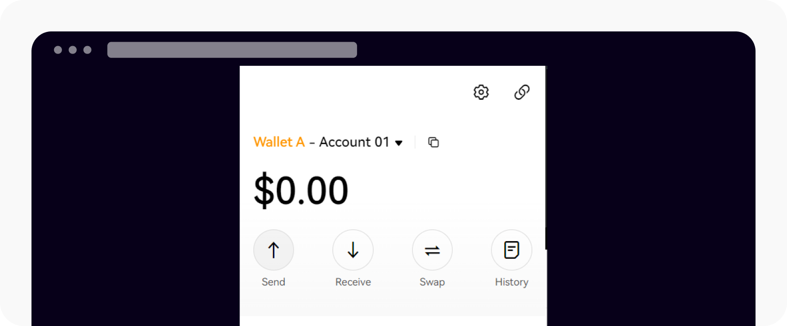 Wallet extension Send
