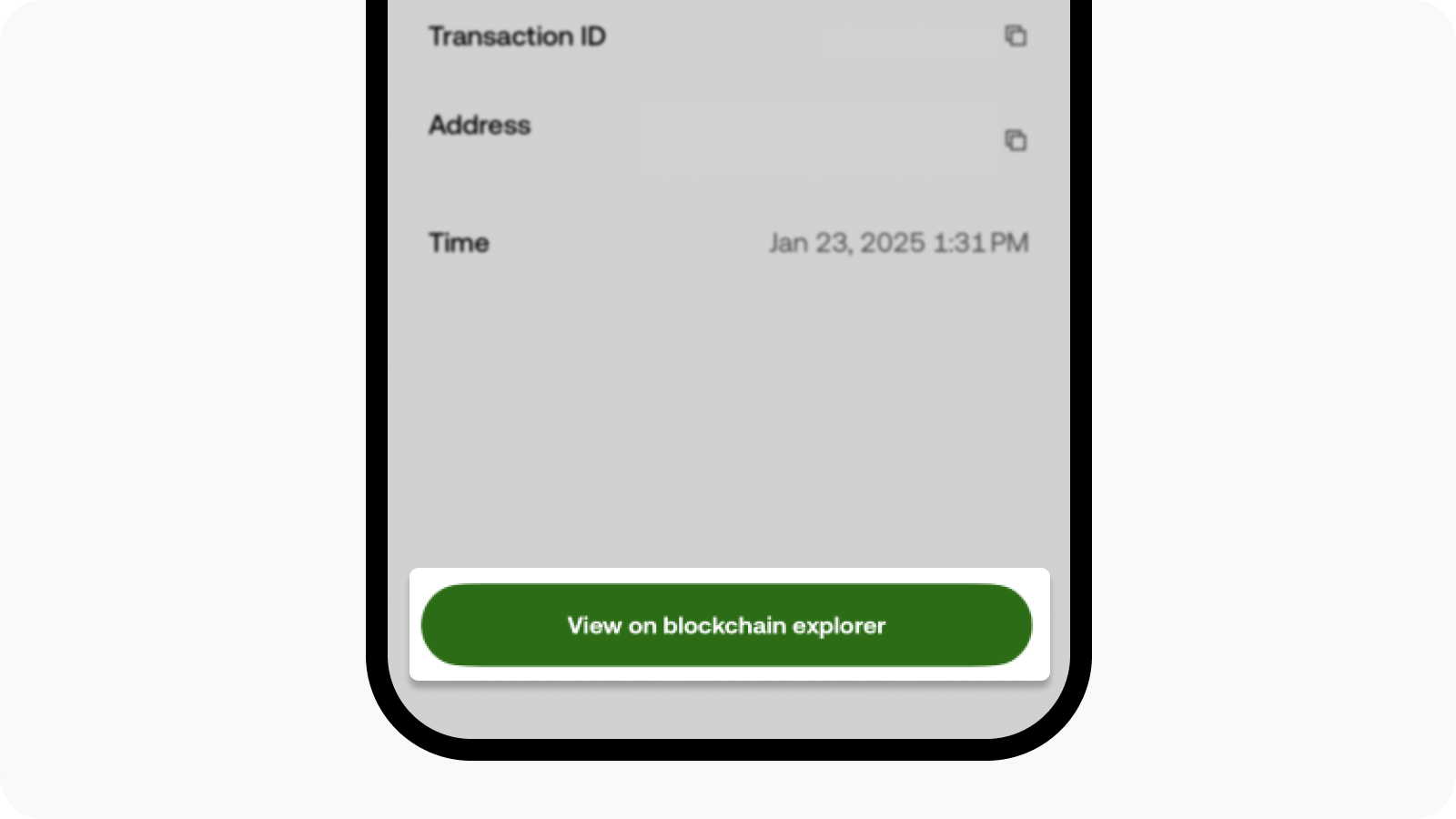 App deposit progress details