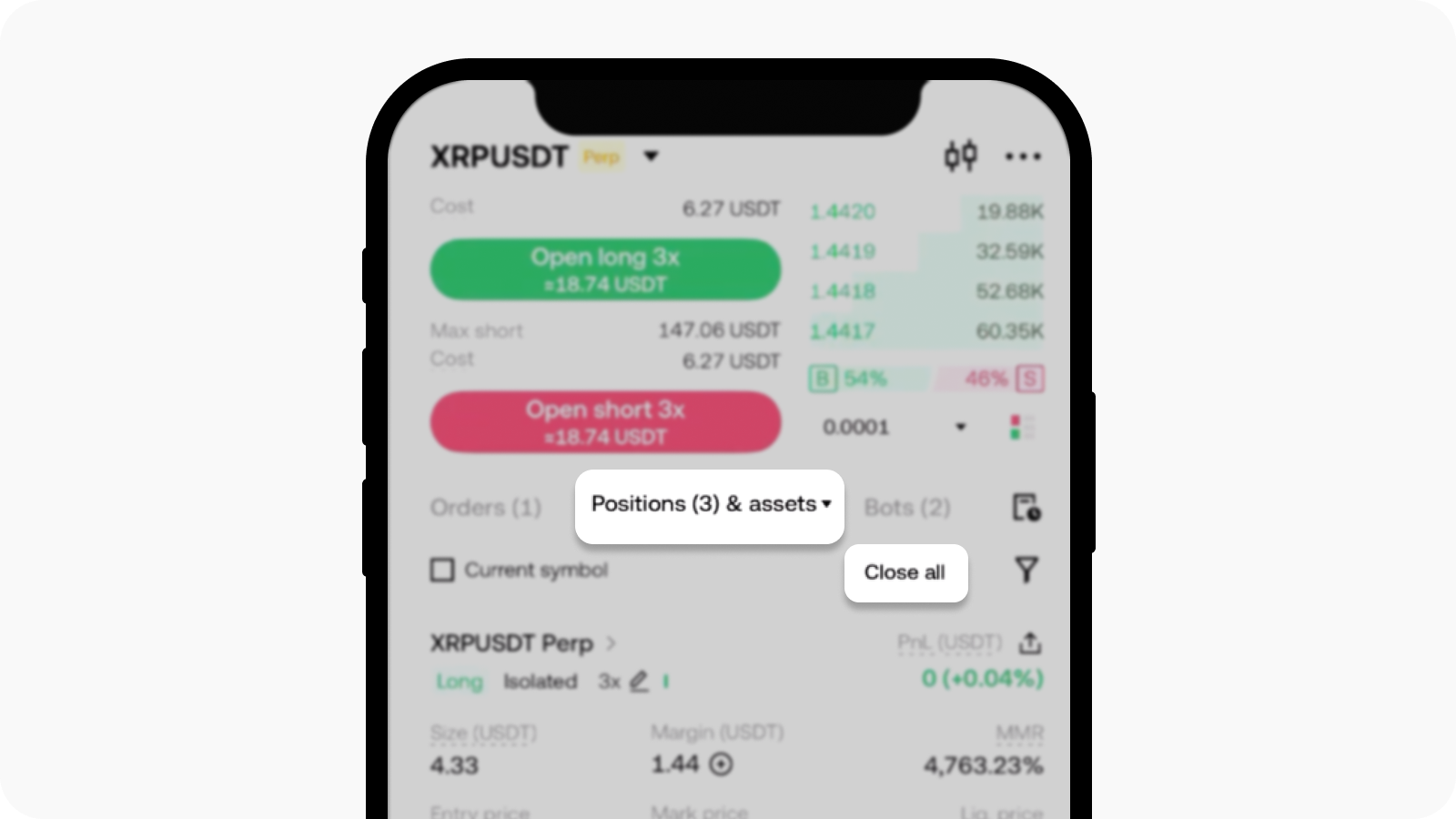 Close All at Market Price 1