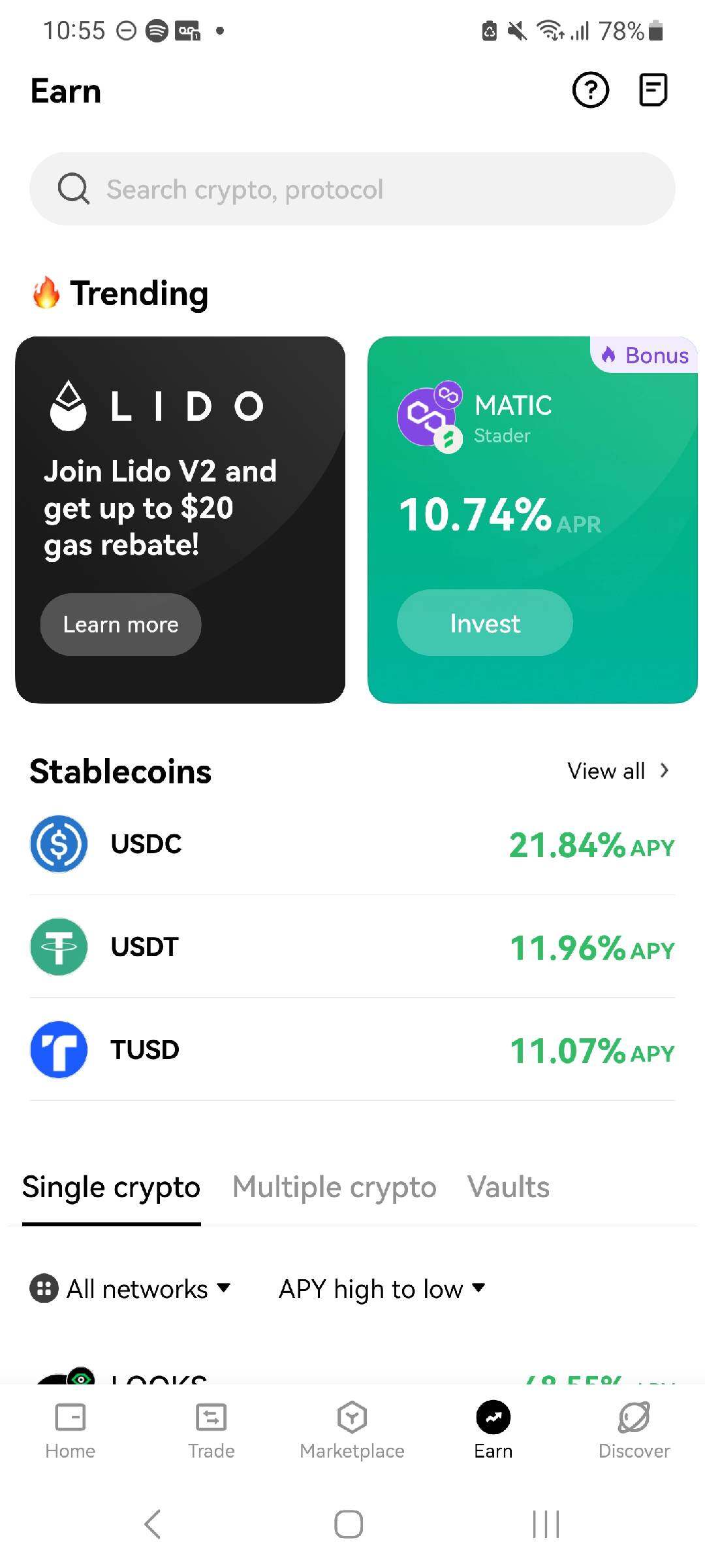 3. Visit our Web3 Earn page