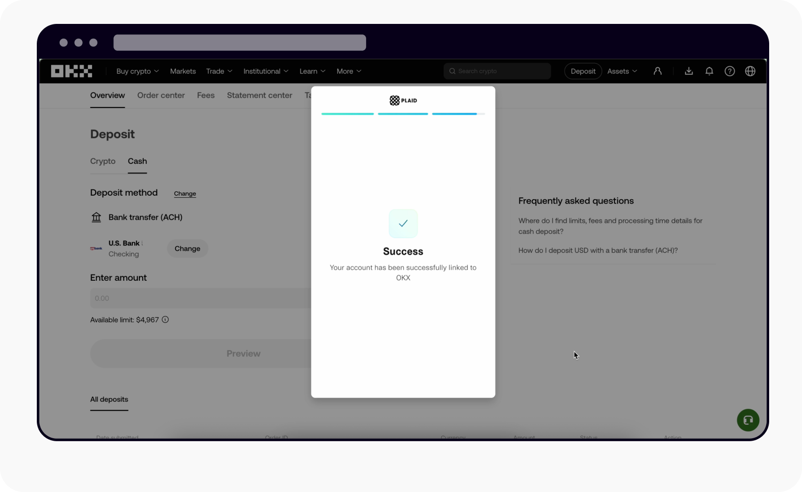 CT-Web-fiat payment-ACH deposit 3