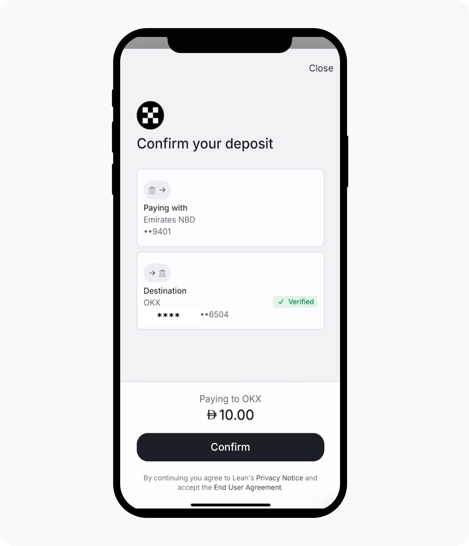 CT-App-Cash deposit-dp AED simple bank transfer4