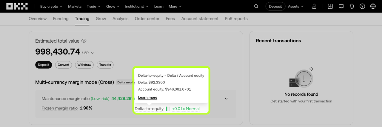 Asset Page Delta Metrics