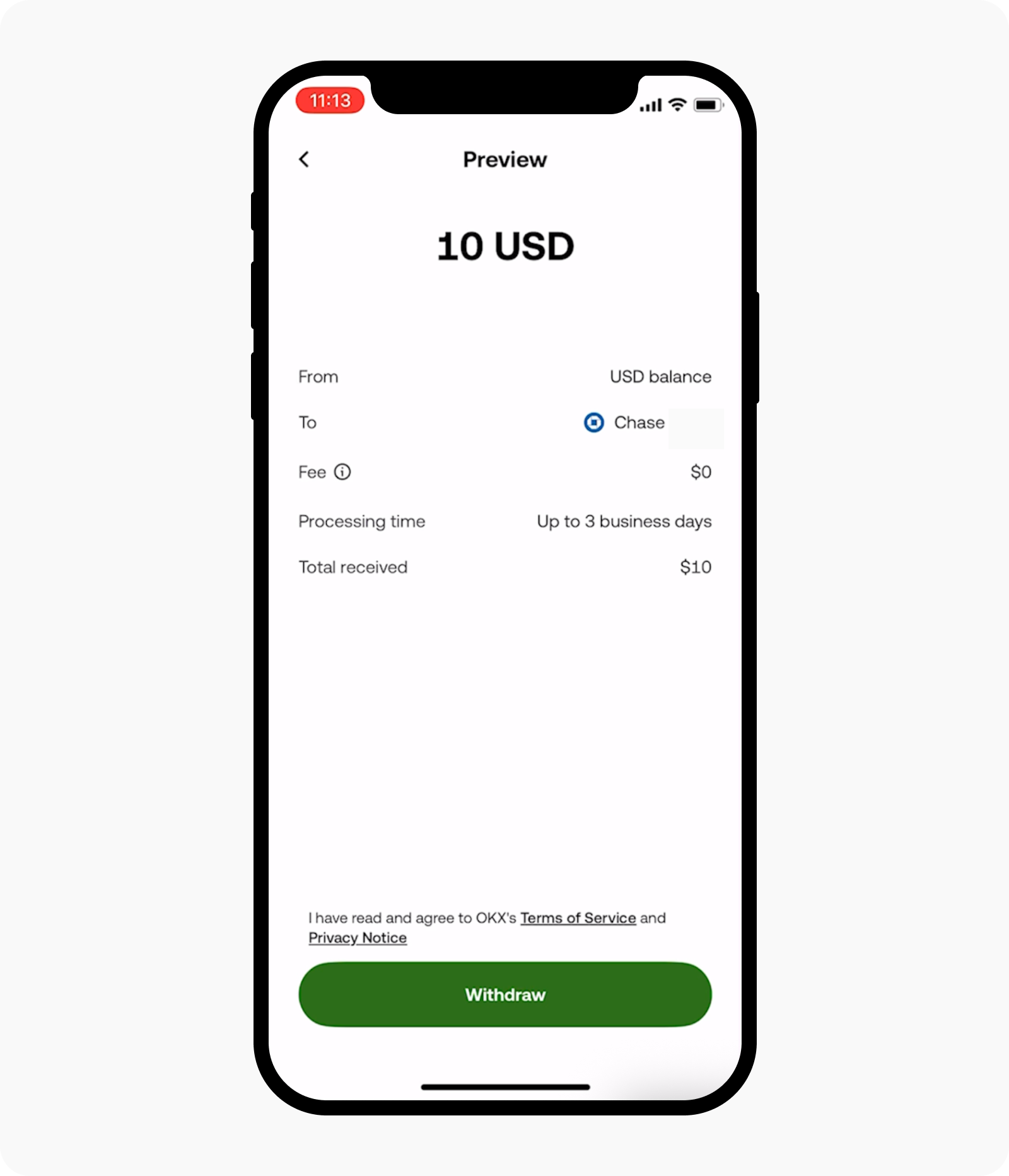 CT-App-cash withdraw-USD ACH wd preview
