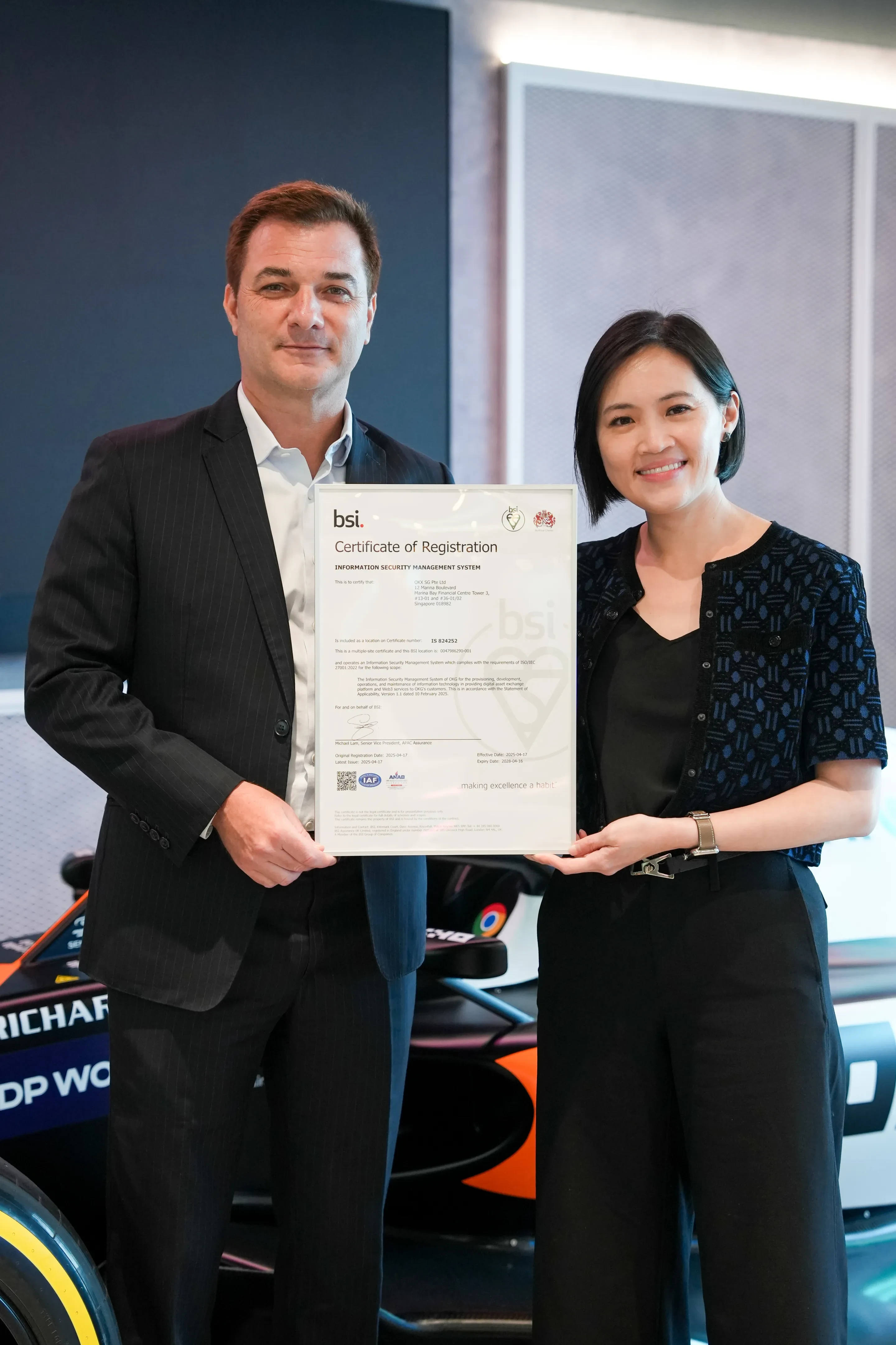 ISO 27001 Certificate