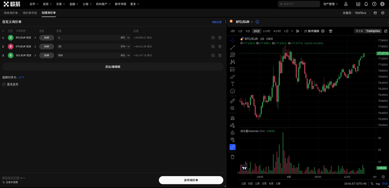 机构交易平台价差速递的截图